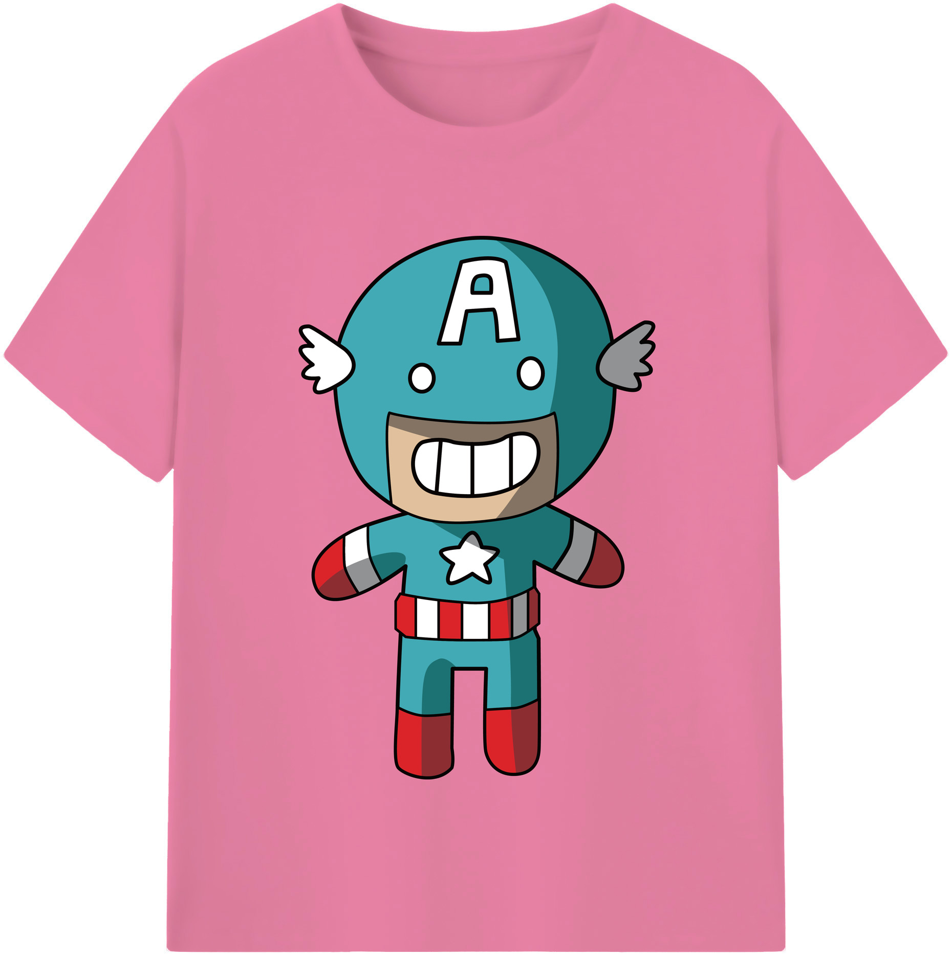 （画像用） アベンジャーズ The Avengers 綿100％半袖Tシャツ（フロントプリント）